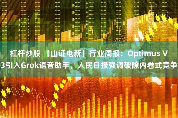 杠杆炒股 【山证电新】行业周报：Optimus V3引入Grok语音助手，人民日报强调破除内卷式竞争